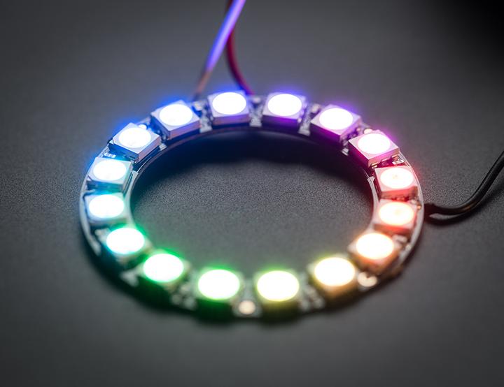 Immagine prodotto Adafruit NeoPixel Ring 16 x WS2812 5050 RGB LED