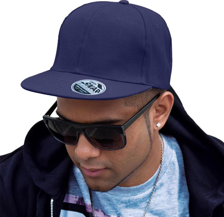 Actual product image Result Bronx Original Flat Peak Snapback Cap (One size)