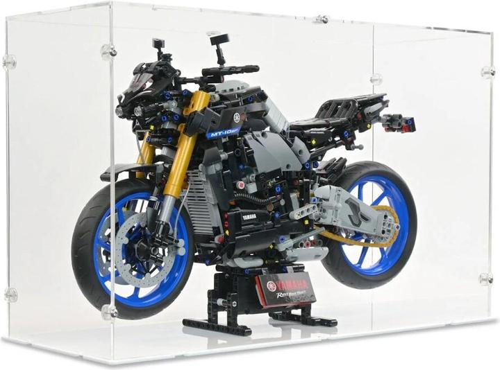 iDisplayit Acrylic display for LEGO® 42159 Yamaha MT-10 SP (With white bottom)