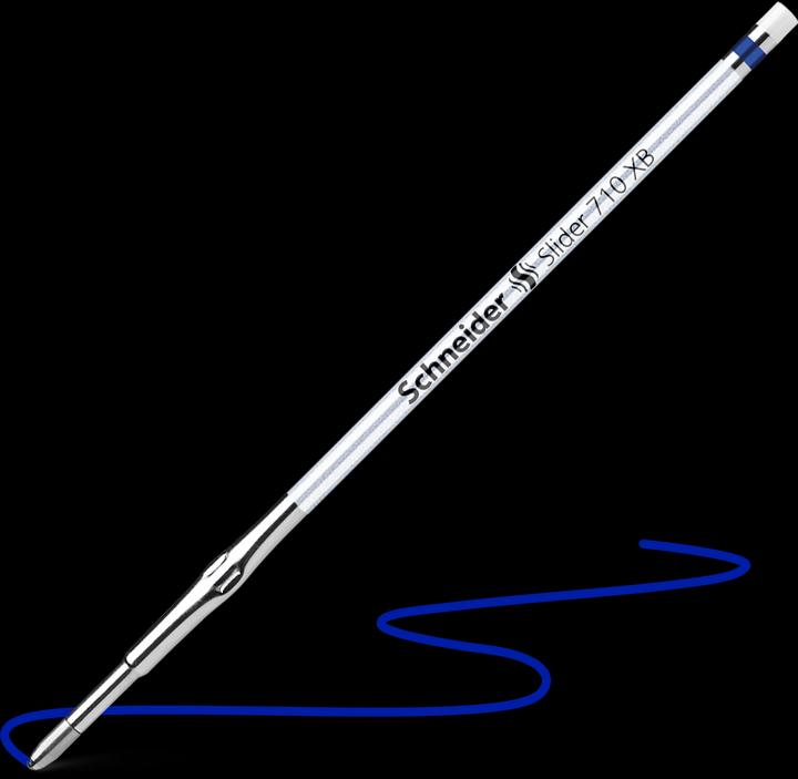 Produktbild Schneider Kugelschreibermine Slider 710 Kugelschreiber Slider Xite 0,7mm XB blau Slider 710 XB dokumentenecht (Nachfülleinheit, Blau, 0.70 mm)