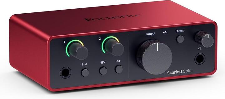 Focusrite Scarlett Solo – 4th Generation (USB)