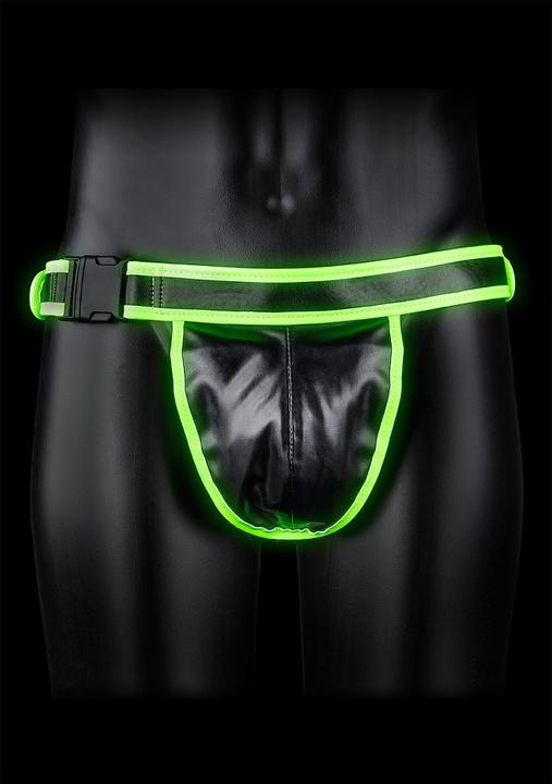 Actual product image Ouch! Buckle Jock Strap - Glow in the Dark (L)