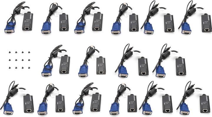 Produktbild Digitus Cat.5 KVM module 16-Port für modularisierte KVM-Konsole