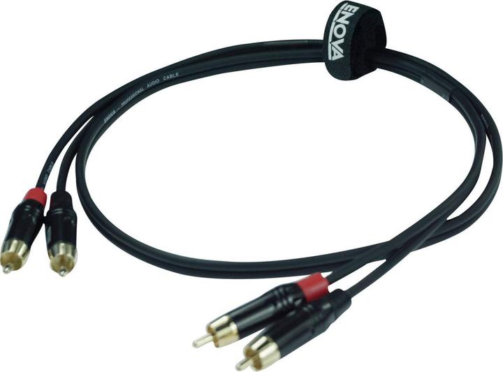 Actual product image Enova Cinch cable RCA, red/black, 7m, stereo (7 m, Cinch)