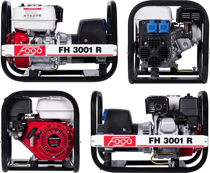 Productafbeelding Fogo DRAAGBARE GENERATORSET 2 7KW 230V FH3001R (2700 W, 3.10 l)