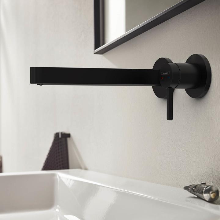 Produktbild hansgrohe Finoris Einhebel-Waschtischmischer Unterputz 230 (mattschwarz)