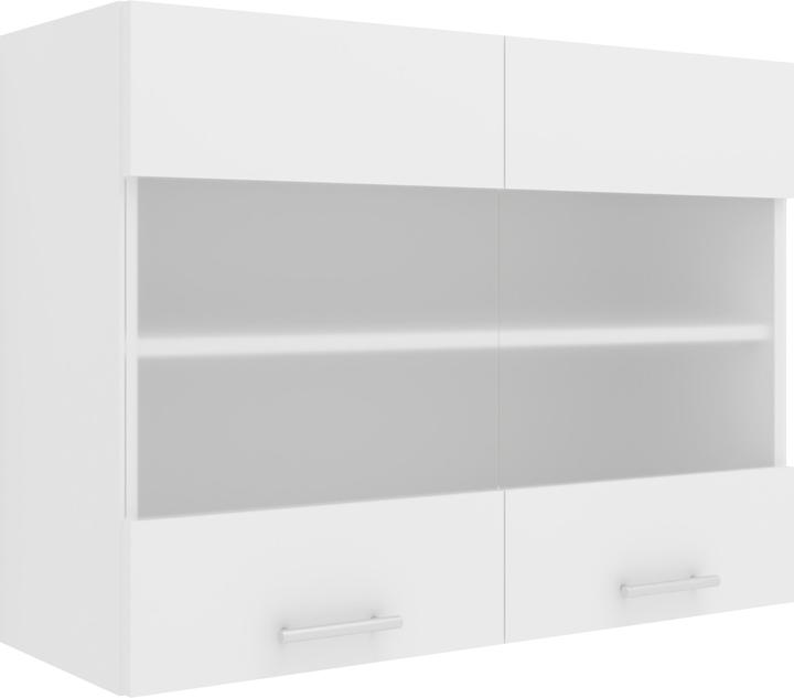 Immagine prodotto VCM Mobile da Cucina Larghezza 80 cm Armadio a Parete con Anta in Vetro Opaco Mobili da Cucina Esilo (60 x 80 x 31 cm)