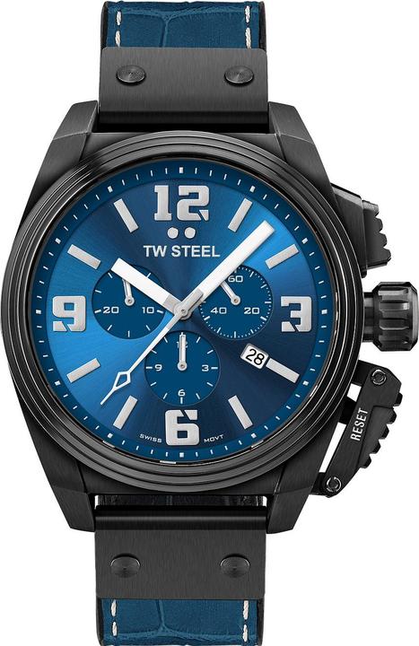 Image du produit TW-Steel TW1016 Canteen Chronograph Limited Edition Montre Homme 46mm 10ATM (Chronographe)