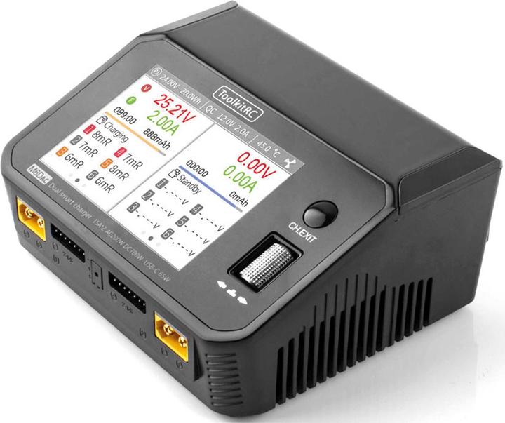 Produktbild Toolkitrc M6DAC LiPo 1-6S 15A 2 Kanal Ladegerät AC/DC