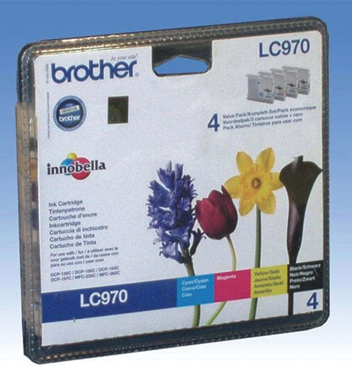 Produktbild Brother LC-970VALBPDR BK/C/M/Y BLISTER INK PACK (M, C, Y, BK)