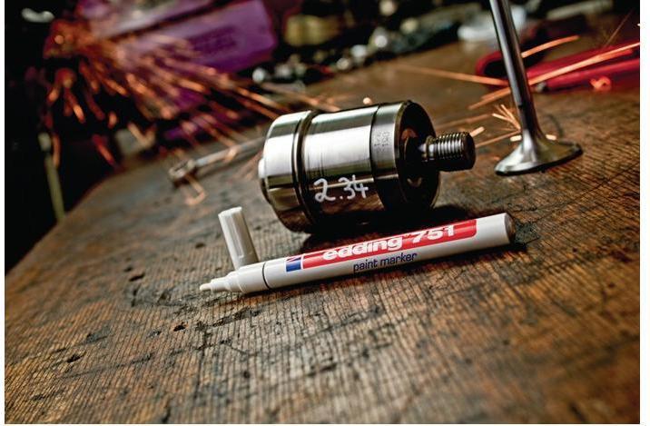 Produktbild Edding 751 Lackmarker (Schwarz, 2 mm, 1 x)