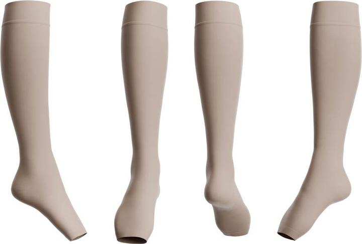 Produktbild Venen Engel Kompressionsstrümpfe Kniestrümpfe Nude 5 (XL)