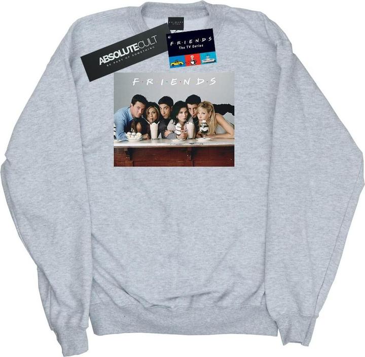 Actual product image Friends Mens Group Photo Milkshakes Sweatshirt (M)