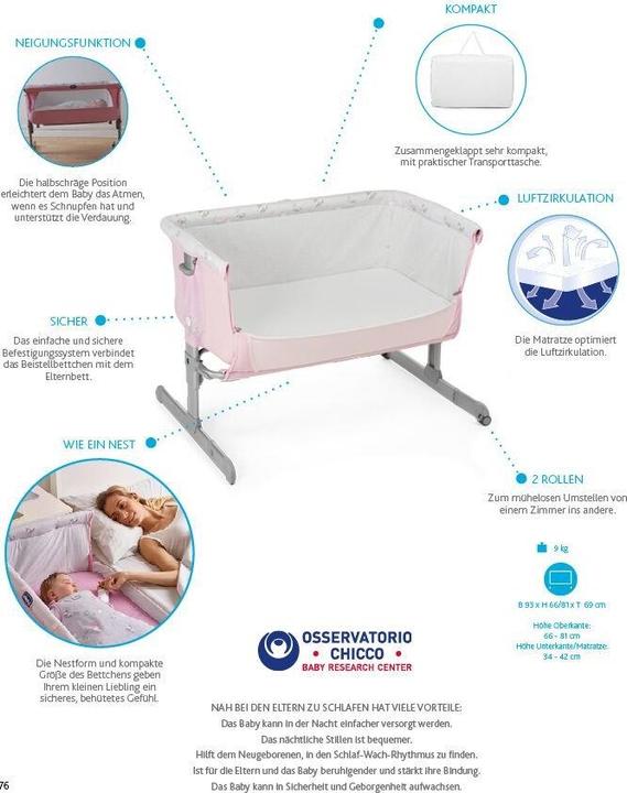Produktbild Chicco Next2me Beistellbett