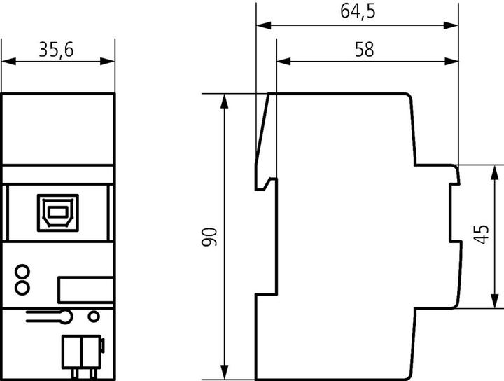 Produktbild Theben Schnittstelle USB KNX