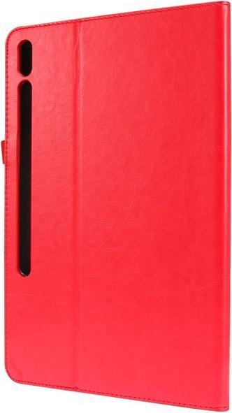 Produktbild MU Classic Zweifach faltbare Crazy Horse Leder Case Hülle (Galaxy Tab S7+)