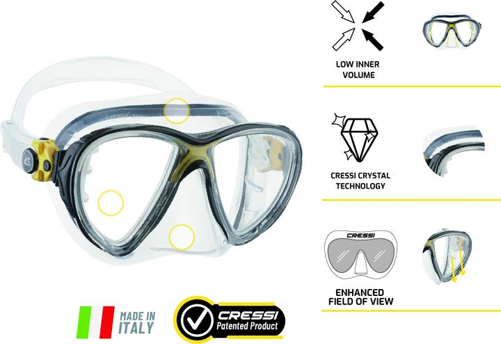 Image du produit Cressi Big Eyes Evolution Crystal