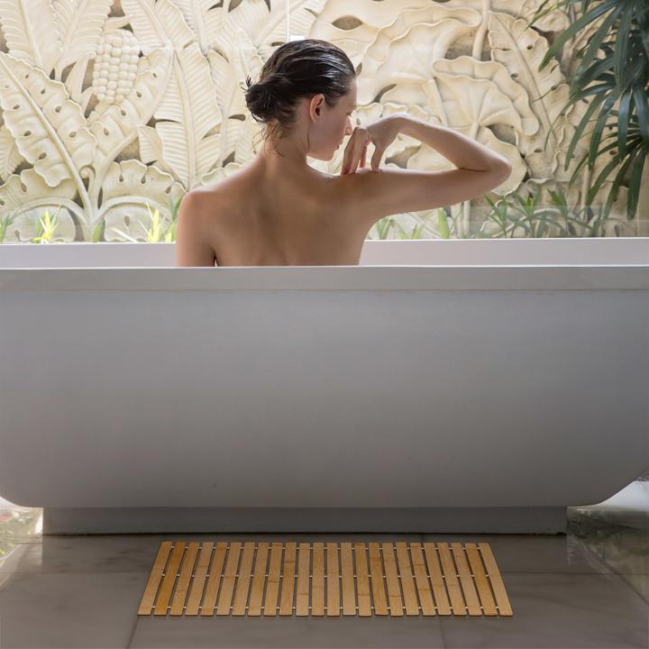 Produktbild Relaxdays Bambus-Badvorleger (60 x 40 x 1 cm)