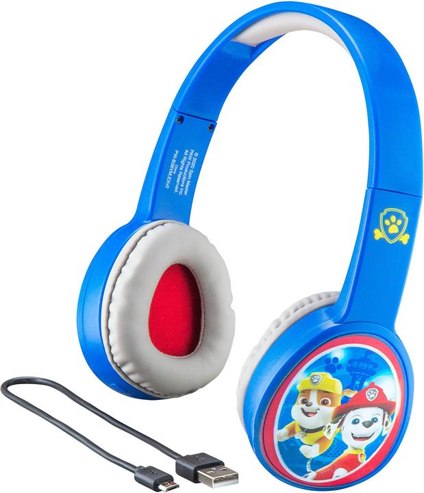Actual product image eKids Paw Petrol Headphones Bluetooth /red