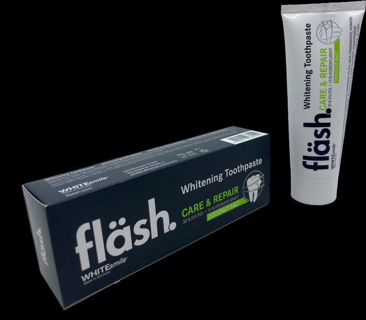 Immagine prodotto Fläsh Dentifricio sbiancante al sale di cocco (75 ml)
