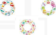 Actual product image Intex Lively Print Swim Ring
