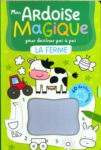 Produktbild 123 Soleil Mon ardoise magique pour dessiner pas à pas : la ferme (Französisch, Collectif, 2025)