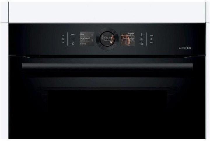Actual product image Bosch Hausgeräte HNG8764C7-series | 8, built-in oven with additional steam and microwave functions, Carbon Black
