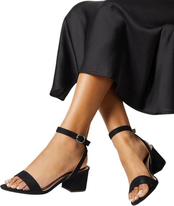 Actual product image Dorothy Perkins Womens/Ladies Tommi Barely There Medium Block Heel Sandals (37)
