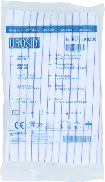 Asid Bonz Urine bag 2l with 90cm tube non-sterile, 1 pc BEU