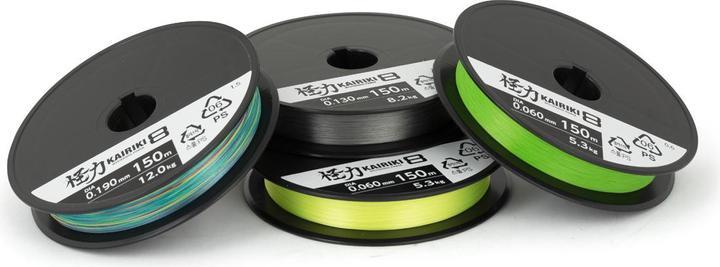 Actual product image Shimano Kairiki 8 Yellow (20.70 kg, 0.21 mm)