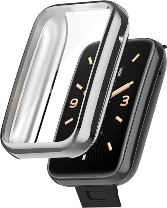 Actual product image Cover-Discount Xiaomi Mi Band 7 Pro - Rubber Protection Case silver