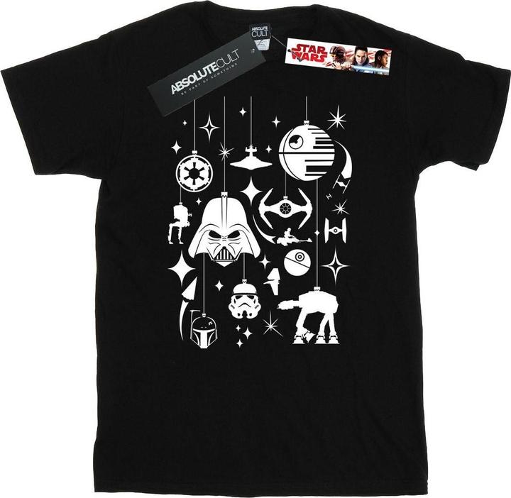 Immagine prodotto Star Wars Christmas Decorations Maglietta Uomo (L)