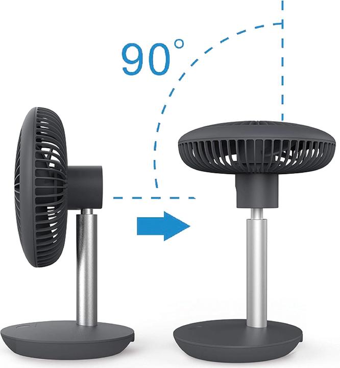 Produktbild Zilan Tischventilator mit 4000mAh Akku