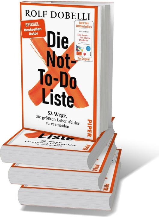 Image du produit Piper Die Not-To-Do-Liste (Allemand, Rolf Dobelli, 2024)