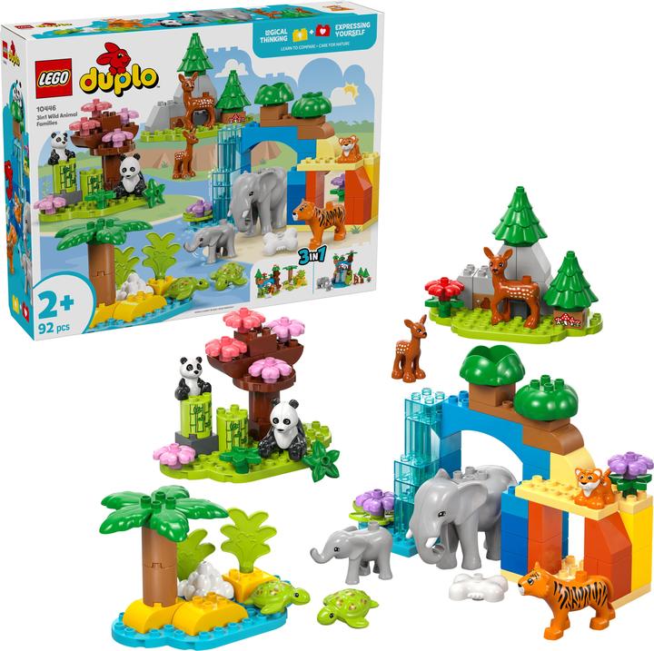 Actual product image LEGO Wildtier-Familien 3-in-1-Set (10446)