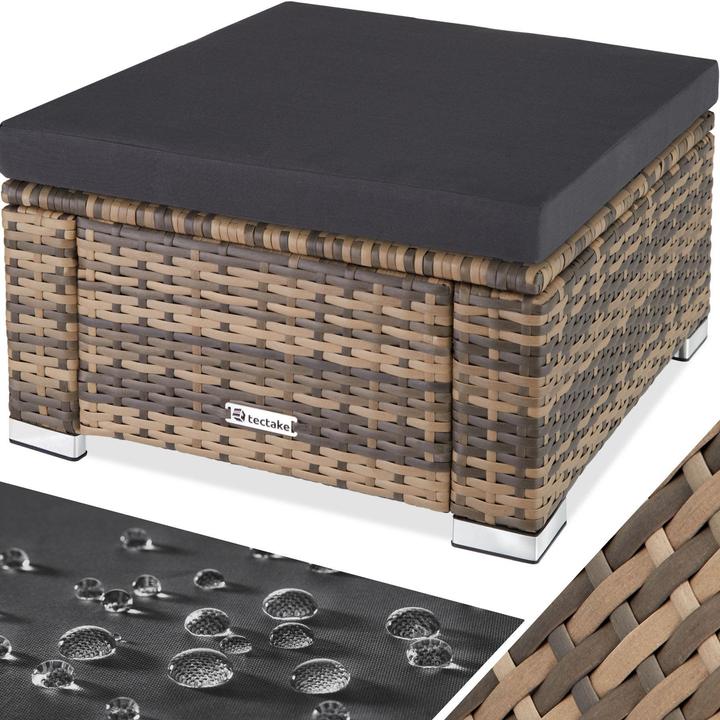 Immagine prodotto tectake Pouf in rattan