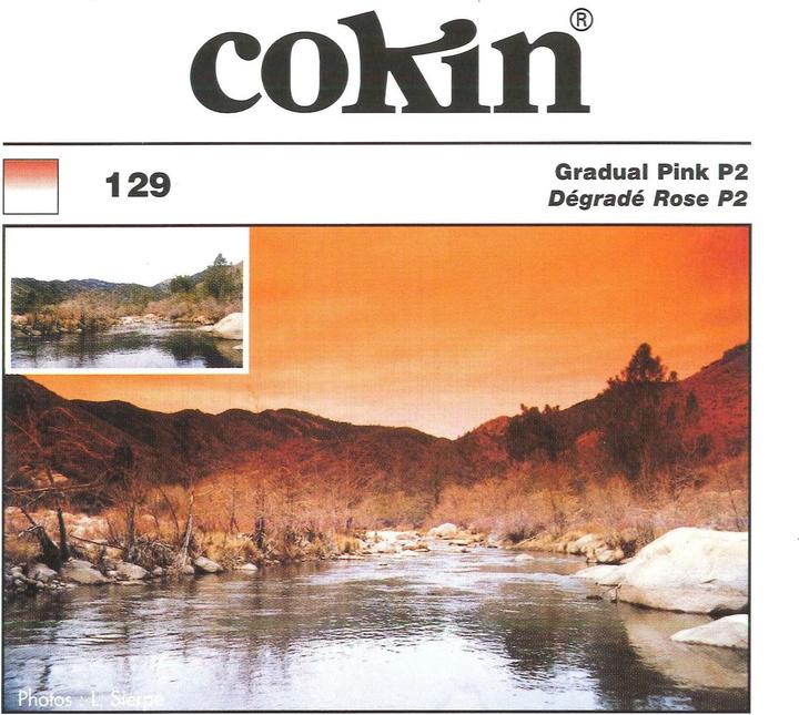 Actual product image Cokin Filter P129 Gradual Pink P2 (129 mm)