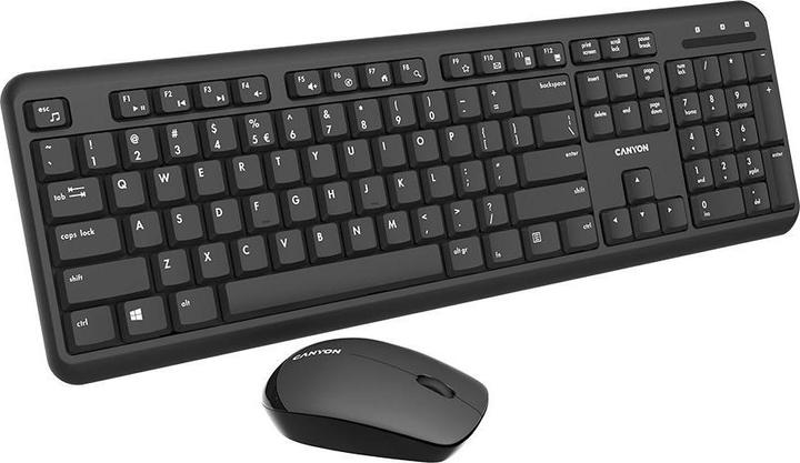 Image du produit Canyon Set-W20 UK/US Clavier+Souris sans fil (ING. Int., Sans fil)