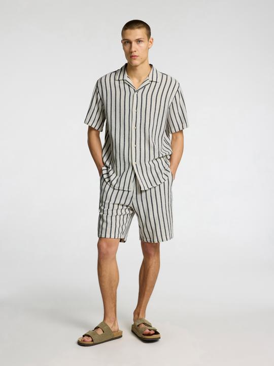 Produktbild Selected Homme Gestreifte Kurzarmhemd (XL)