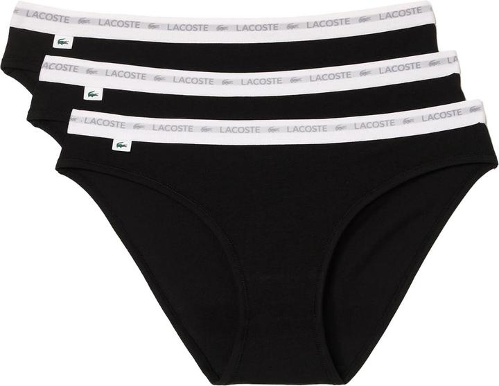 Produktbild Lacoste 3-pack Stretch Cotton logo briefs (XS, 3er Pack)