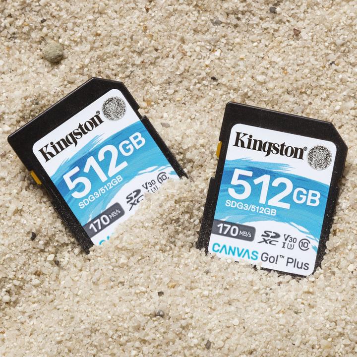 Produktbild Kingston Canvas Go! Plus (512 GB, SDXC, U3, UHS-I)