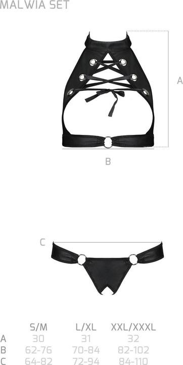 Actual product image Passion Bra set "Malwia (3XL)