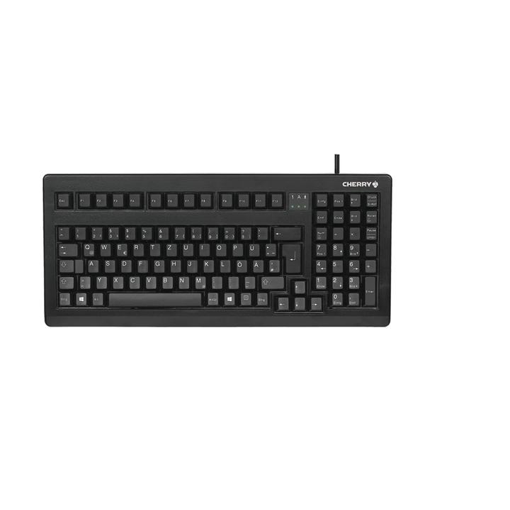 Actual product image CHERRY G80-1800, 19" Small Keyboard, Black (DE, Cable)