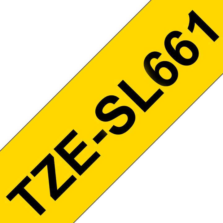 Produktbild Brother Schriftband TZe laminiert (3.60 cm, Gelb)