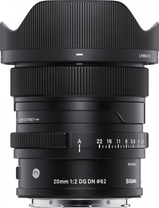Produktbild Sigma 20 mm f 2.0 DG DN Contemporary Sony E-Mount (Sony E, Vollformat)