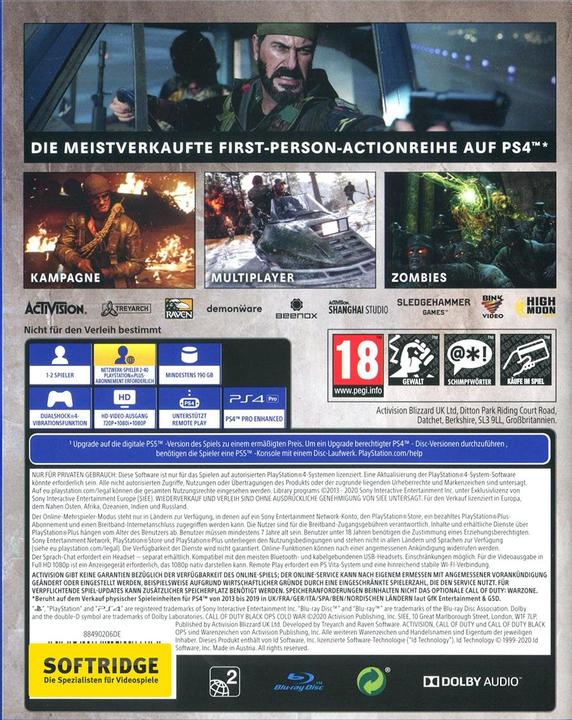 Produktbild Activision Call of Duty: Black Ops Cold War (PS4, DE)