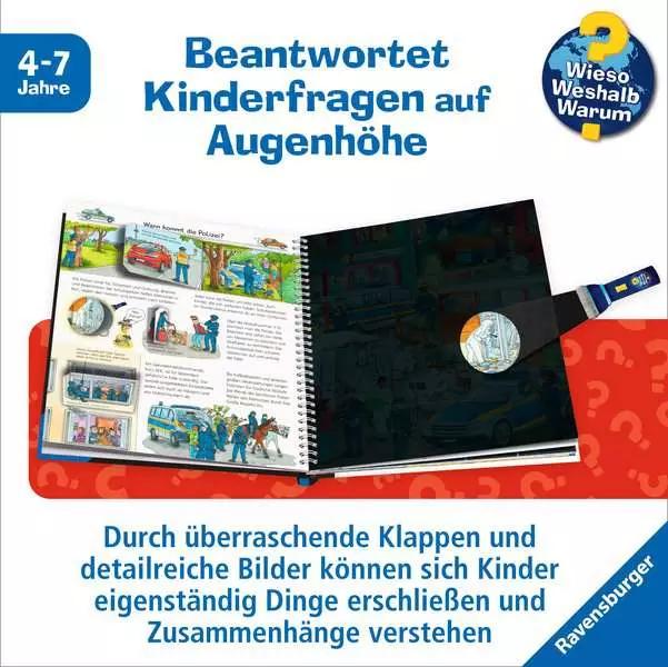 Actual product image Ravensburger Wieso? Weshalb? Warum? Leuchte und entdecke: Einsatzkräfte (Taschenlampen-Buch mit Folien und Klap (German, Sebastian Coenen, Carola of Boiler, 2025)