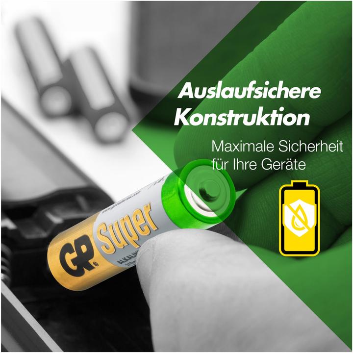 Actual product image GP Batteries AAA Micro Batterie GP Alkaline Super 1,5V 40 Stück (40 pcs., AAA)