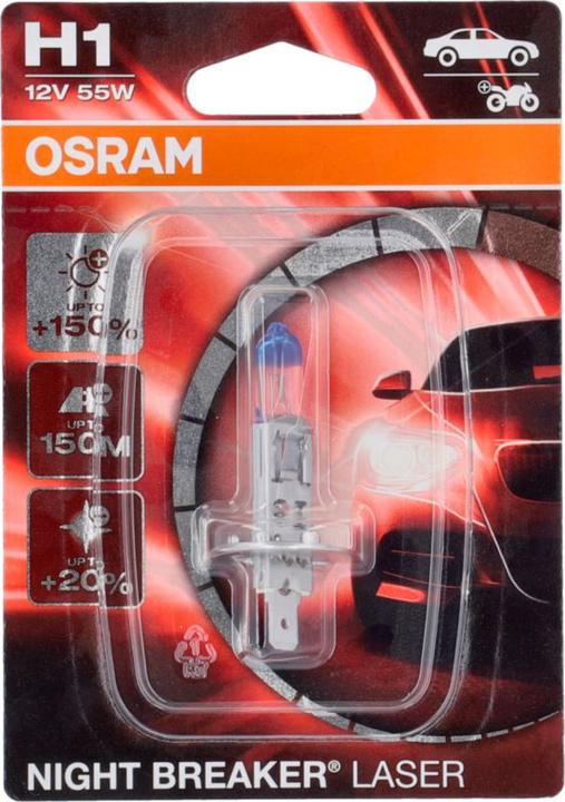 Image du produit Osram Laser de rupture de nuit (H1)