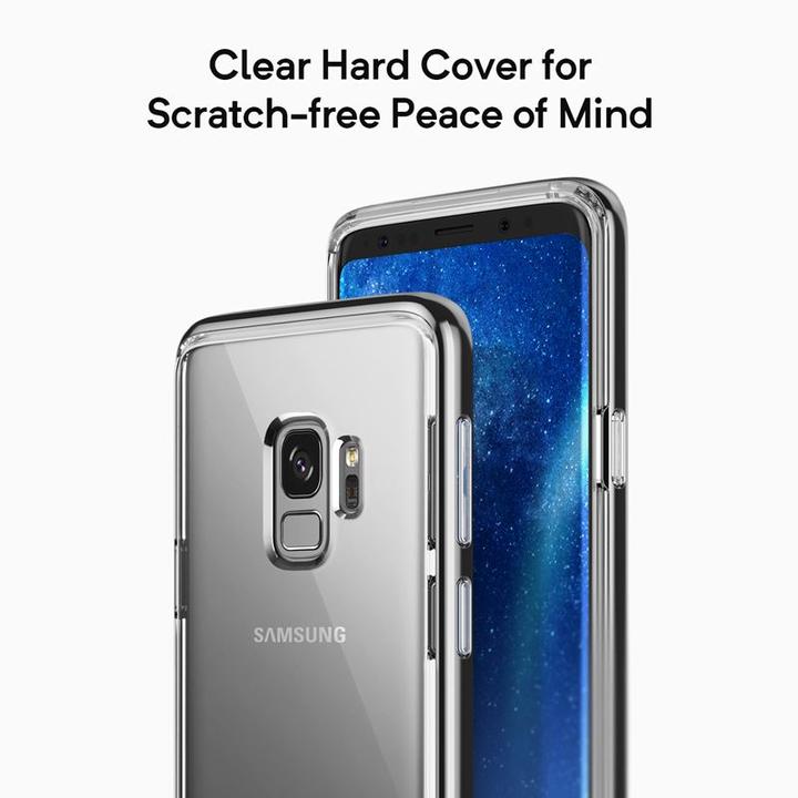 Actual product image Caseology Skyfall Case - Samsung Galaxy S9 Case (Silver) (Samsung Galaxy S9+)